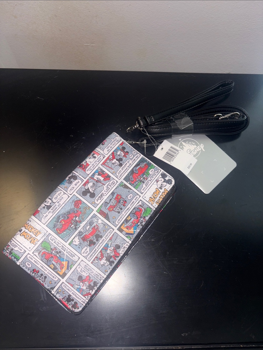 Disney Parks Mickey Mouse Comic Strip Wallet Wristlet BRAND NEW